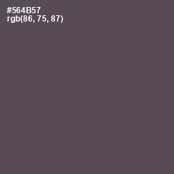 #564B57 - Don Juan Color Image
