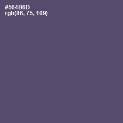 #564B6D - Mulled Wine Color Image