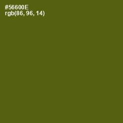 #56600E - Green Leaf Color Image