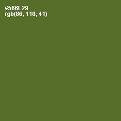 #566E29 - Chalet Green Color Image