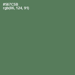 #567C5B - Cactus Color Image