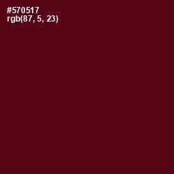 #570517 - Maroon Oak Color Image