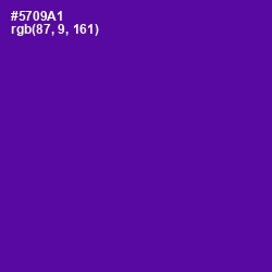 #5709A1 - Purple Color Image