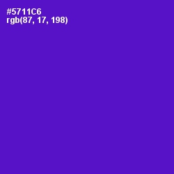 #5711C6 - Purple Heart Color Image