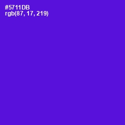 #5711DB - Purple Heart Color Image