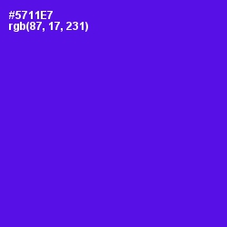 #5711E7 - Purple Heart Color Image