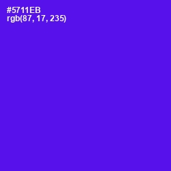 #5711EB - Purple Heart Color Image