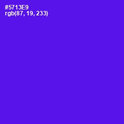 #5713E9 - Purple Heart Color Image