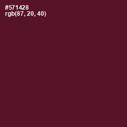 #571428 - Wine Berry Color Image