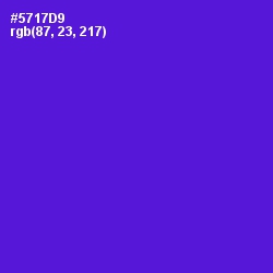 #5717D9 - Purple Heart Color Image