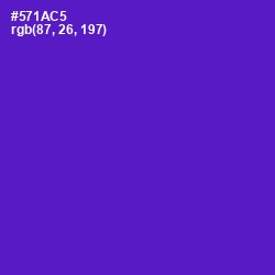 #571AC5 - Purple Heart Color Image