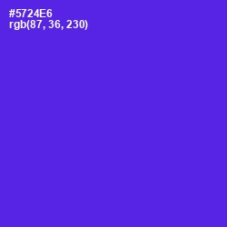 #5724E6 - Purple Heart Color Image