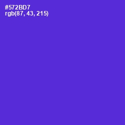 #572BD7 - Purple Heart Color Image
