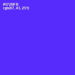 #572BFB - Purple Heart Color Image