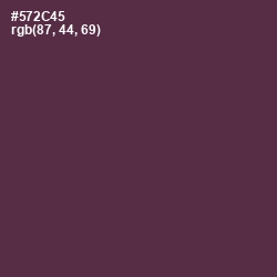 #572C45 - Matterhorn Color Image