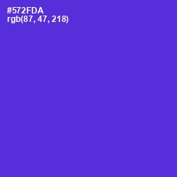 #572FDA - Purple Heart Color Image