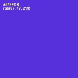 #572FDB - Purple Heart Color Image