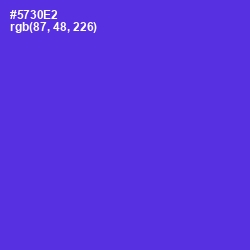 #5730E2 - Purple Heart Color Image