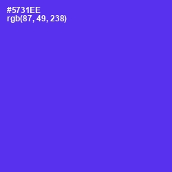 #5731EE - Purple Heart Color Image
