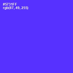 #5731FF - Purple Heart Color Image