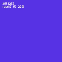 #5732E5 - Purple Heart Color Image