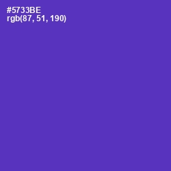 #5733BE - Royal Purple Color Image