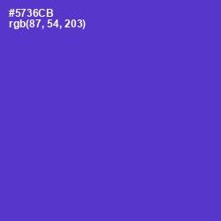 #5736CB - Purple Heart Color Image