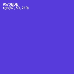 #573BDB - Purple Heart Color Image