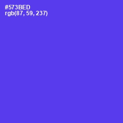 #573BED - Purple Heart Color Image