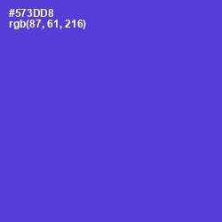 #573DD8 - Purple Heart Color Image