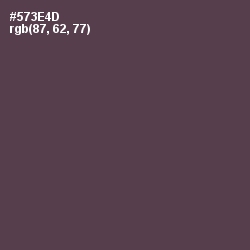 #573E4D - Voodoo Color Image