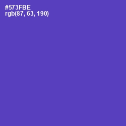 #573FBE - Royal Purple Color Image