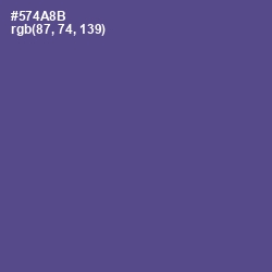 #574A8B - Victoria Color Image