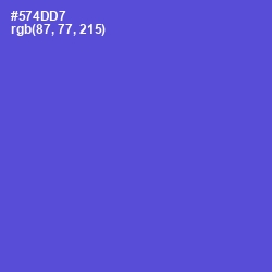 #574DD7 - Indigo Color Image