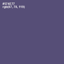 #574E77 - Comet Color Image