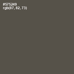 #575249 - Fuscous Gray Color Image