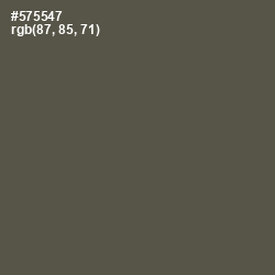 #575547 - Fuscous Gray Color Image