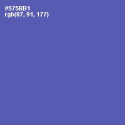 #575BB1 - Blue Violet Color Image