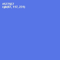 #5775E7 - Royal Blue Color Image