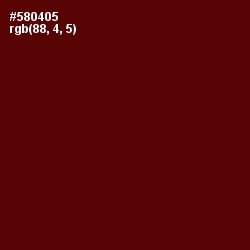 #580405 - Mahogany Color Image