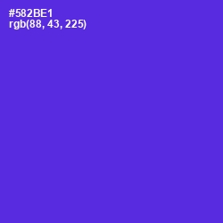 #582BE1 - Purple Heart Color Image