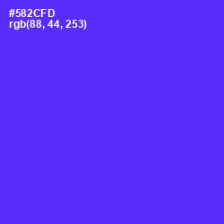 #582CFD - Purple Heart Color Image