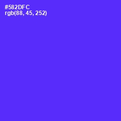 #582DFC - Purple Heart Color Image