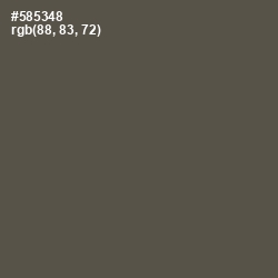 #585348 - Fuscous Gray Color Image