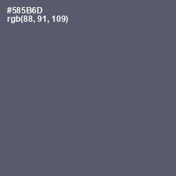 #585B6D - Mid Gray Color Image