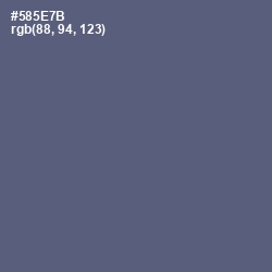 #585E7B - Comet Color Image