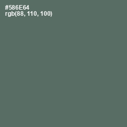 #586E64 - Como Color Image