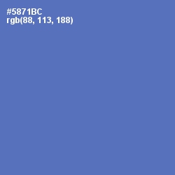 #5871BC - San Marino Color Image