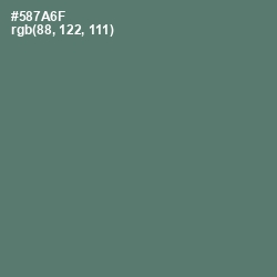 #587A6F - Como Color Image