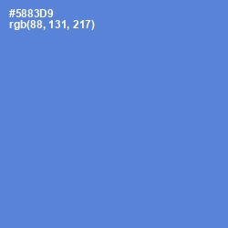 #5883D9 - Havelock Blue Color Image